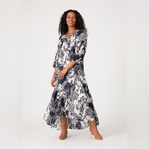 Lovestitch Amie Maxi‎ Floral Dress Boho